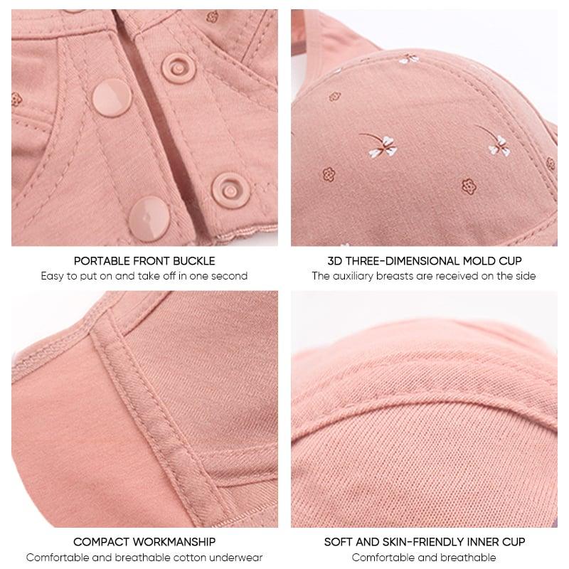 Vásároljon 1et és kapjon 3at ingyen (3 db) 🔥 2024 Cotton Front Opening Senior Bra