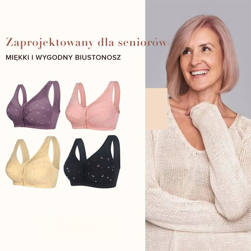 Vásároljon 1et és kapjon 3at ingyen (3 db) 🔥 2024 Cotton Front Opening Senior Bra
