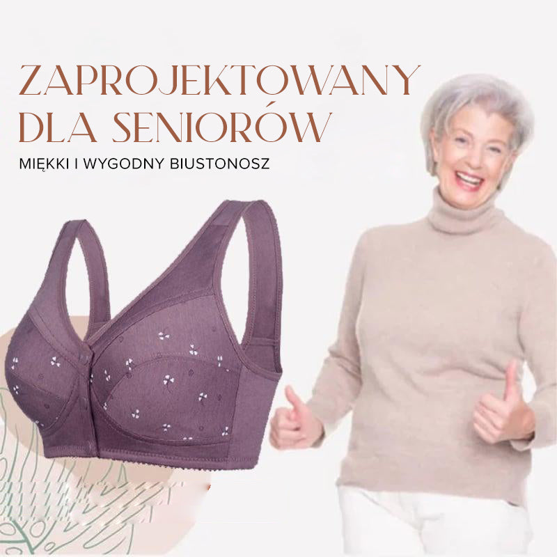 Vásároljon 1et és kapjon 3at ingyen (3 db) 🔥 2024 Cotton Front Opening Senior Bra