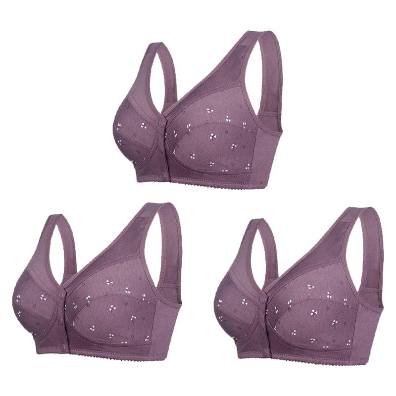 Vásároljon 1et és kapjon 3at ingyen (3 db) 🔥 2024 Cotton Front Opening Senior Bra