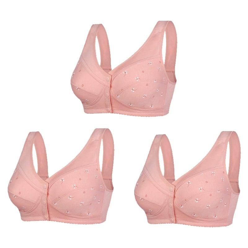 Vásároljon 1et és kapjon 3at ingyen (3 db) 🔥 2024 Cotton Front Opening Senior Bra