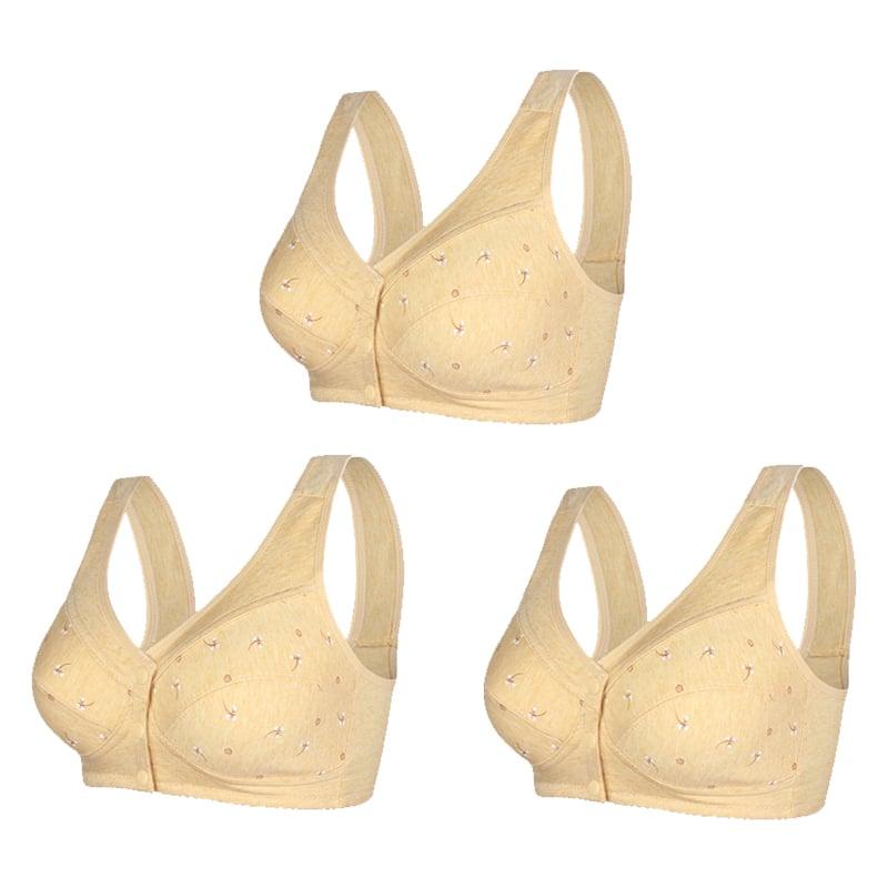 Vásároljon 1et és kapjon 3at ingyen (3 db) 🔥 2024 Cotton Front Opening Senior Bra