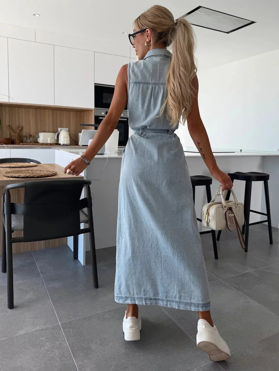 Clio  | Női hosszú farmer ruha