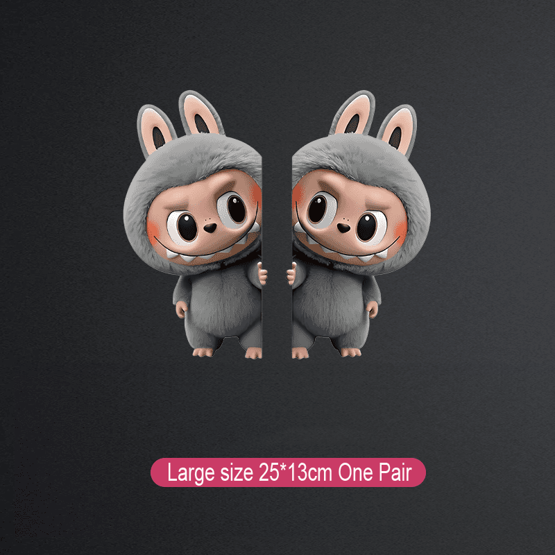 Labubu kreatív autómatrica