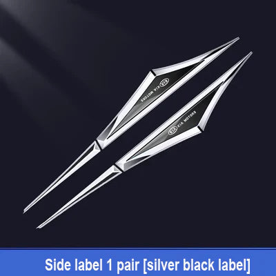 Kreatív horganyzott fém autómatricák✨2 fotó✨