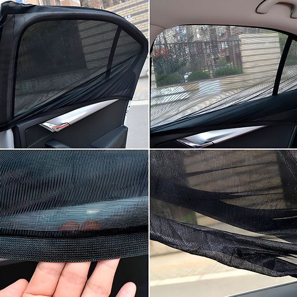 Napellenző függönyök autó oldalsó ablakaira (4 darab) | SIDESCREEN