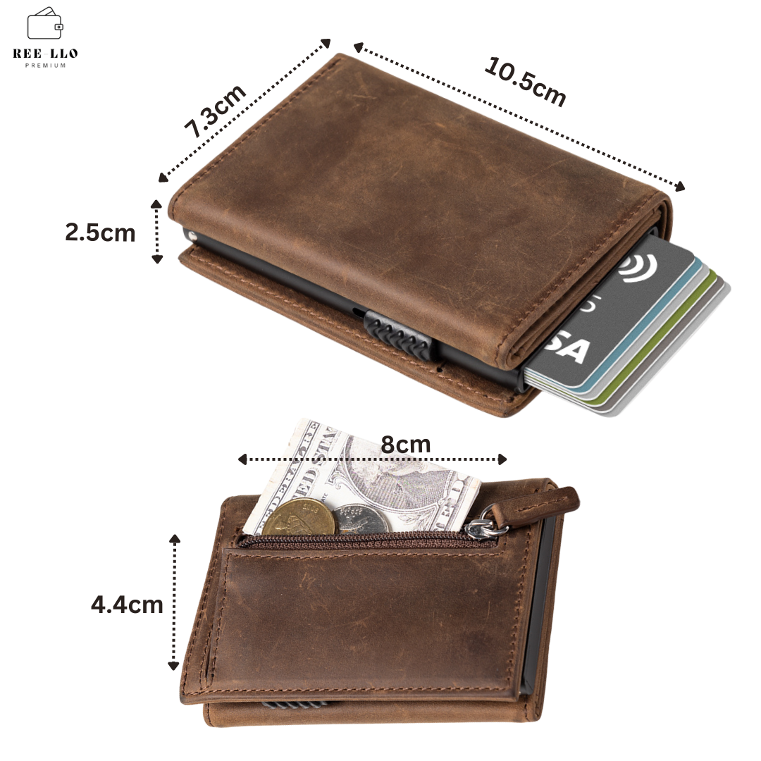 Stílusos és funkcionális férfi bőrtárca - Luxus pénztárca