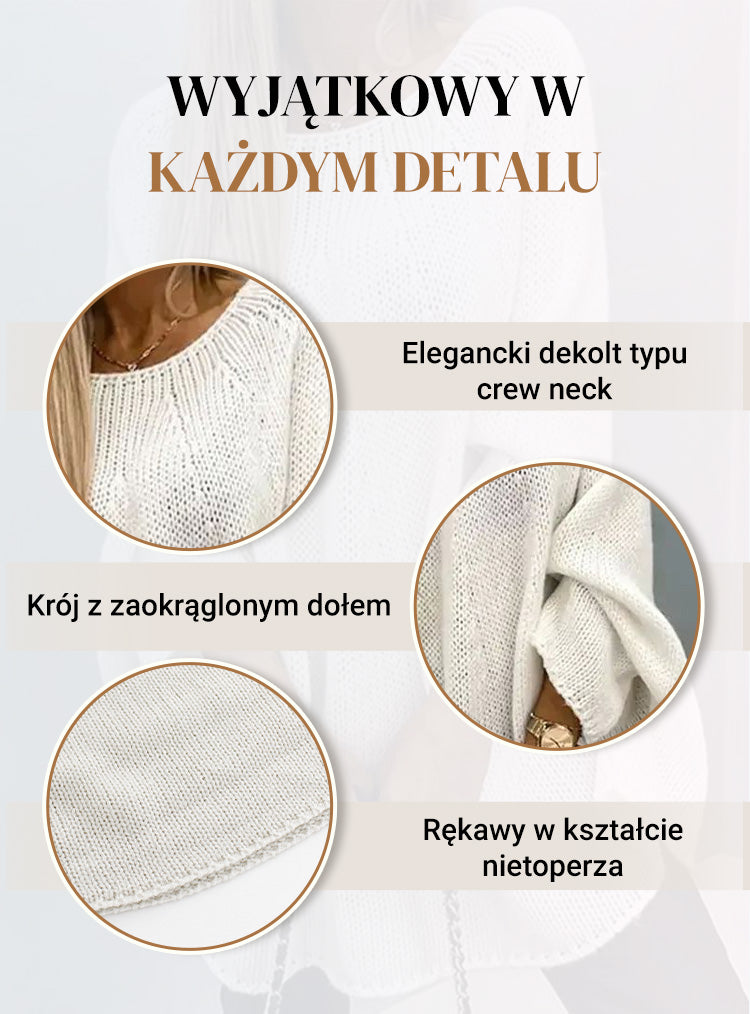 Elegáns női kötött pulóver köpennyel⚡⚡