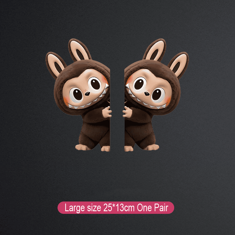 Labubu kreatív autómatrica