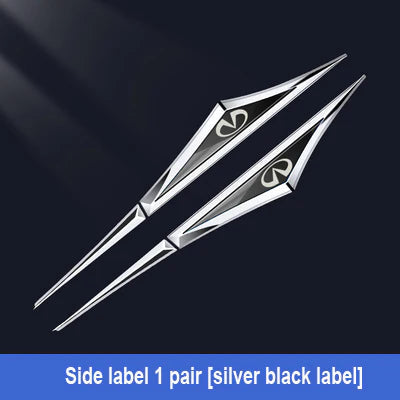 Kreatív horganyzott fém autómatricák✨2 fotó✨