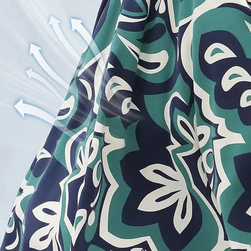 Királyi bő ruha zsebekkel és pántokkal