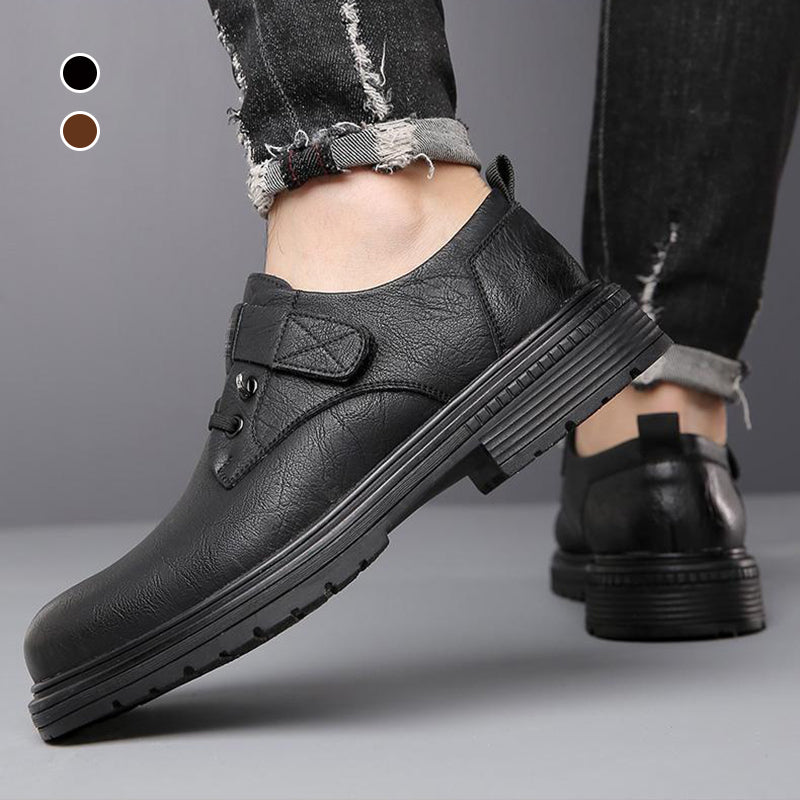 Férfi vízálló brit stílusú retro üzleti bőr cipő 🍂👞✨👞✨.