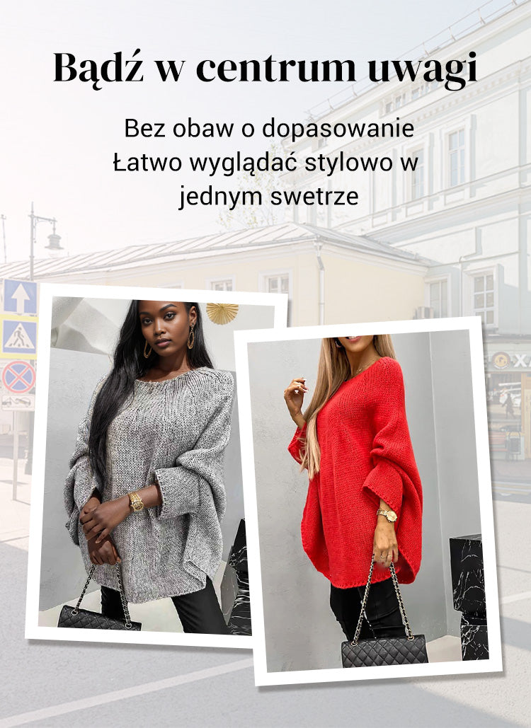 Elegáns női kötött pulóver köpennyel⚡⚡