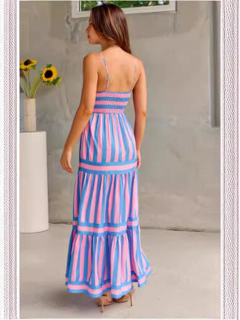 Coastal Vibes Maxi ruha – Kényelem és szín egyben