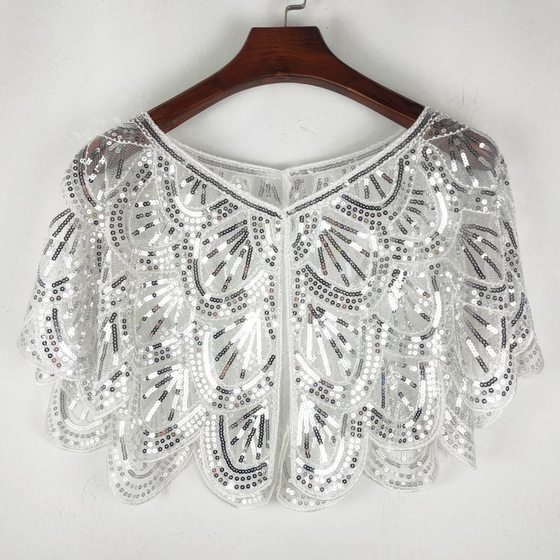 ✨✨✨Elegáns kendő flitterekkel és gyöngyökkel nőknek