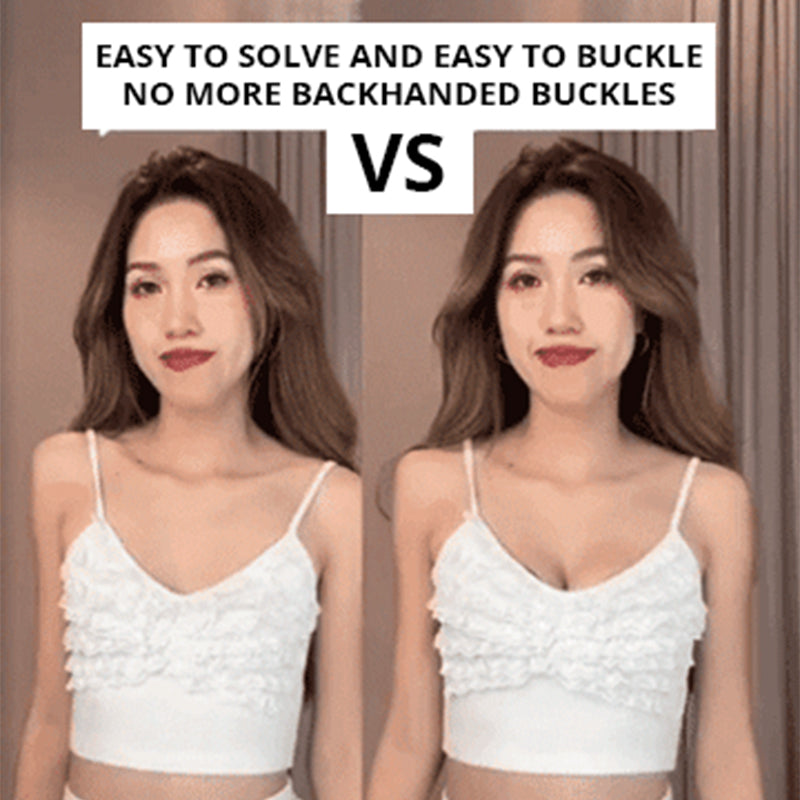 Vásároljon 1-et, kap 1-et ingyen💕Női pánt nélküli melltartó csúszásmentes elülső zárással👙