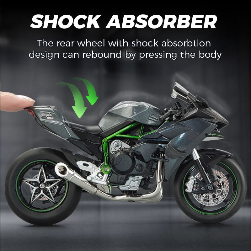 Motorkerékpár modell 1:9 méretarányban