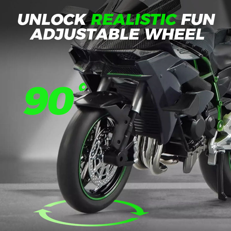 Motorkerékpár modell 1:9 méretarányban