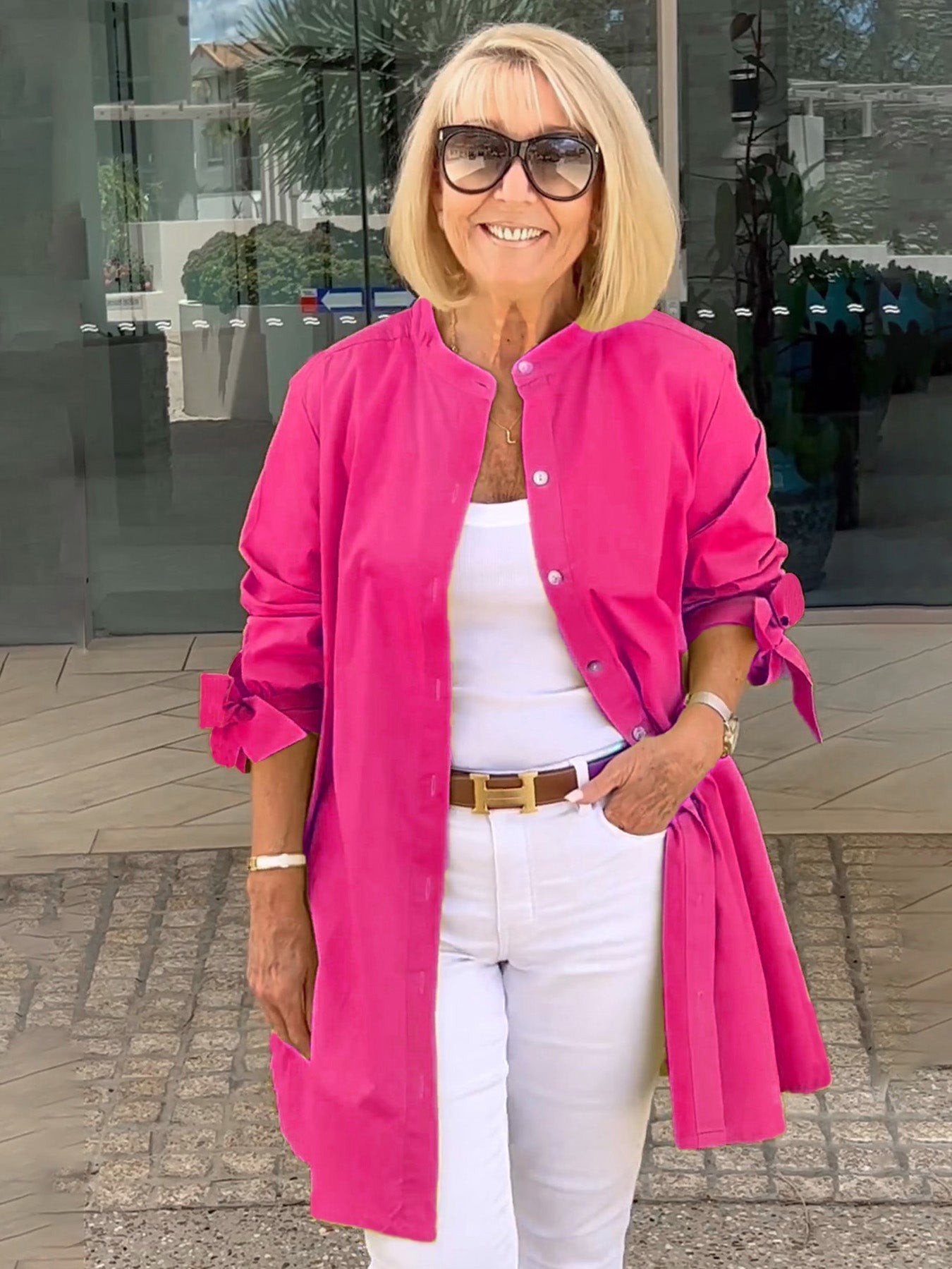 ✨Női pamut hosszú kabát