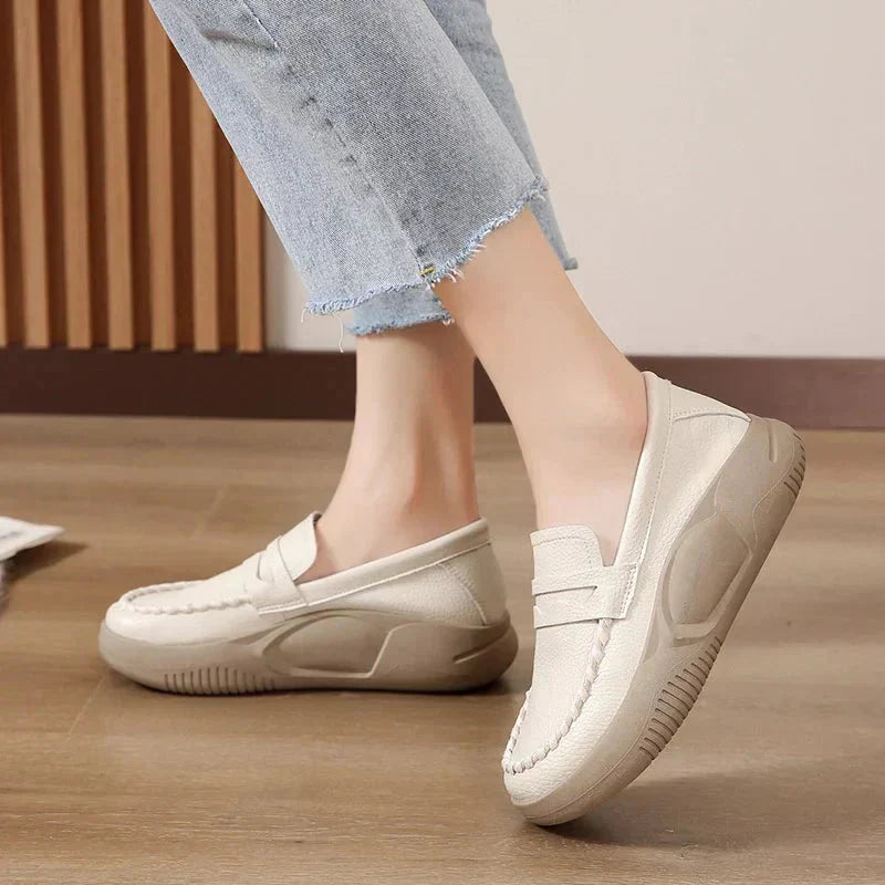 👟vastag talpú mokaszin női cipő