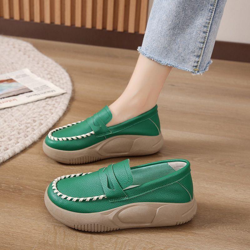 👟vastag talpú mokaszin női cipő