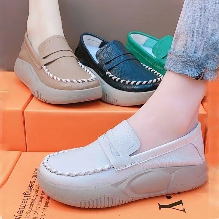 👟vastag talpú mokaszin női cipő