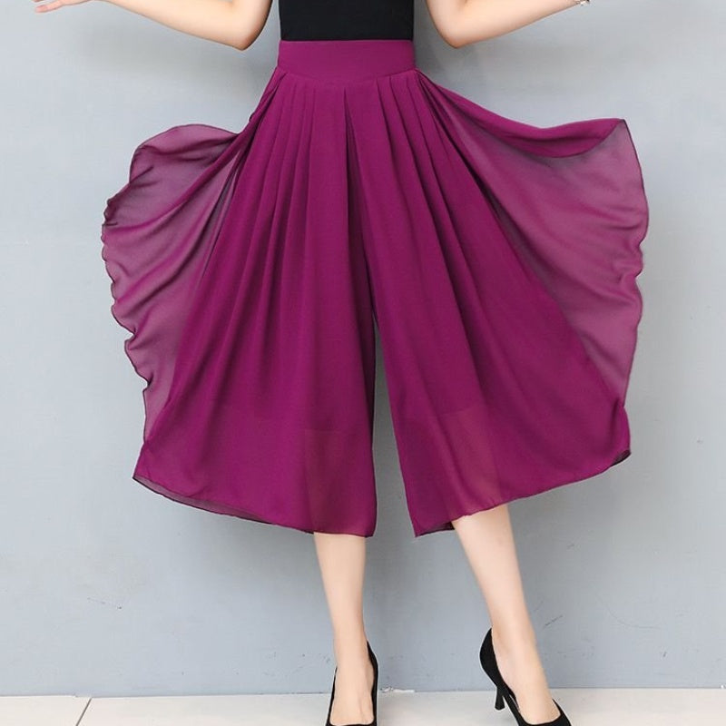 【M-3XL】👗 Női magas derekú sifonszoknya