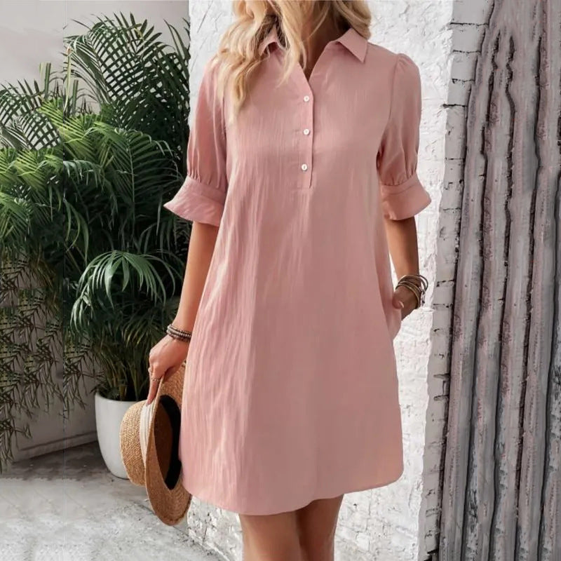 👗Elegáns ingruha fodros ujjakkal