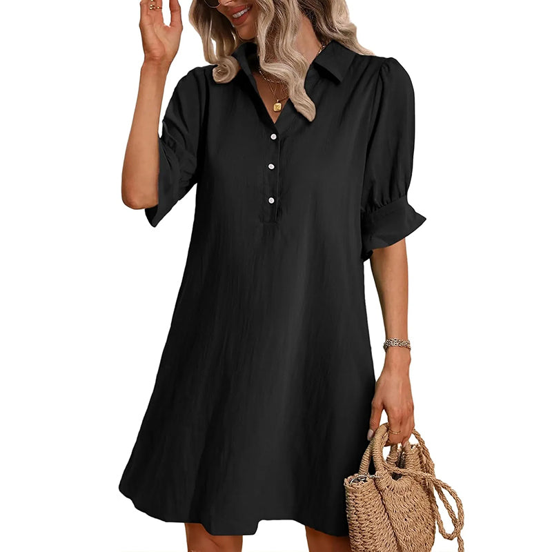 👗Elegáns ingruha fodros ujjakkal
