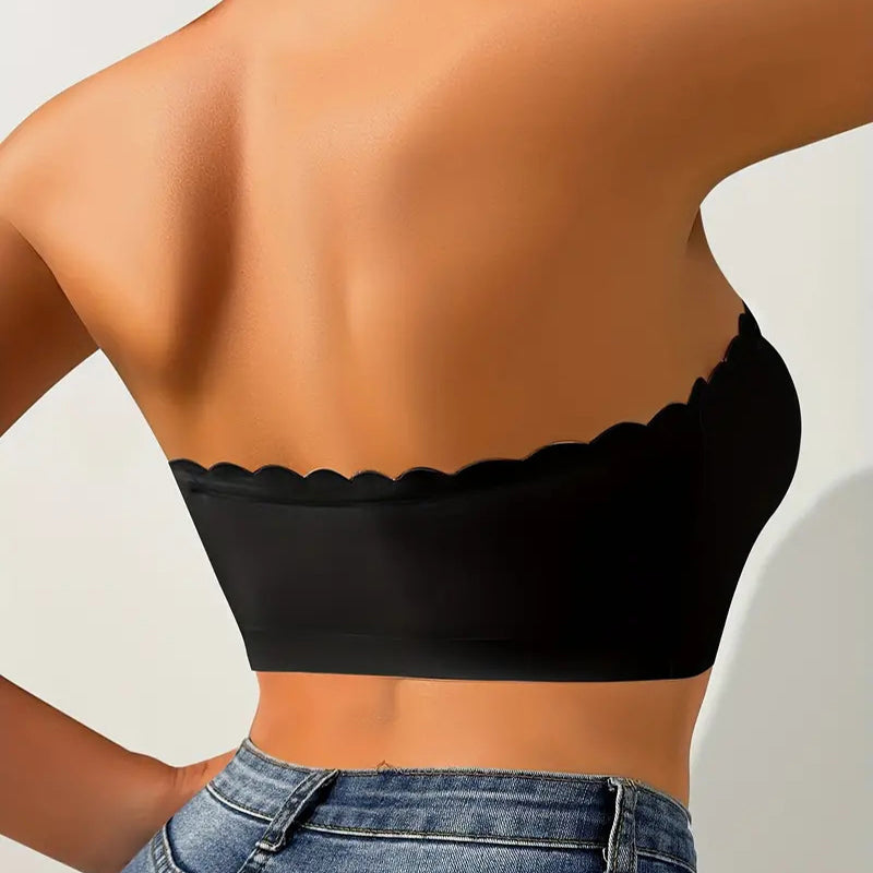 💕Pánt nélküli, elöl záródó bandeau melltartó💯