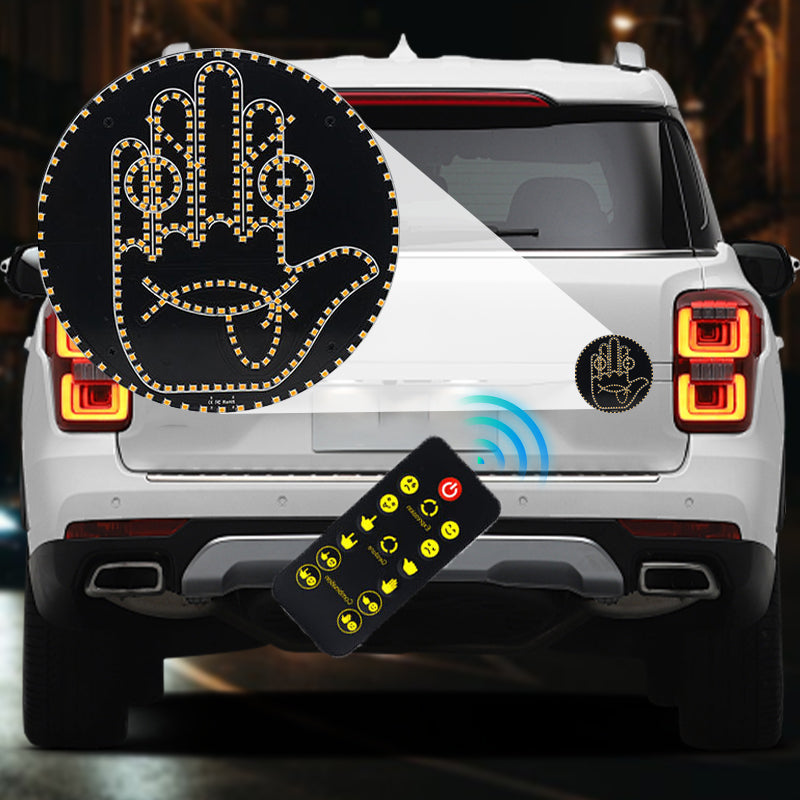 đ„đ KifejezĂ©s Ă©s Gesztus LED TĂĄbla FĂ©ny AutĂł HĂĄtsĂł Ablakhoz âïž