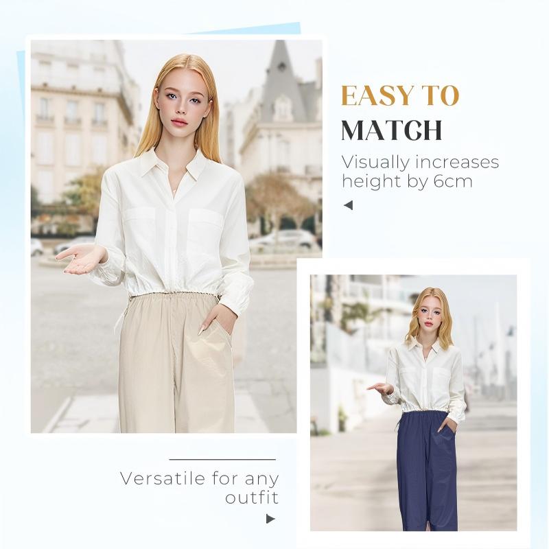 Női lezser egyenes szárú nadrág