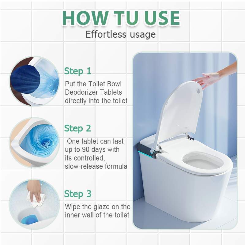 🌸 Vásárolj 2-t, kapj 1 ingyen! 🌸 WC Illatosító Tabletták Friss Aromával (1 tabletta = 3 normál tabletta) 🚽🧼