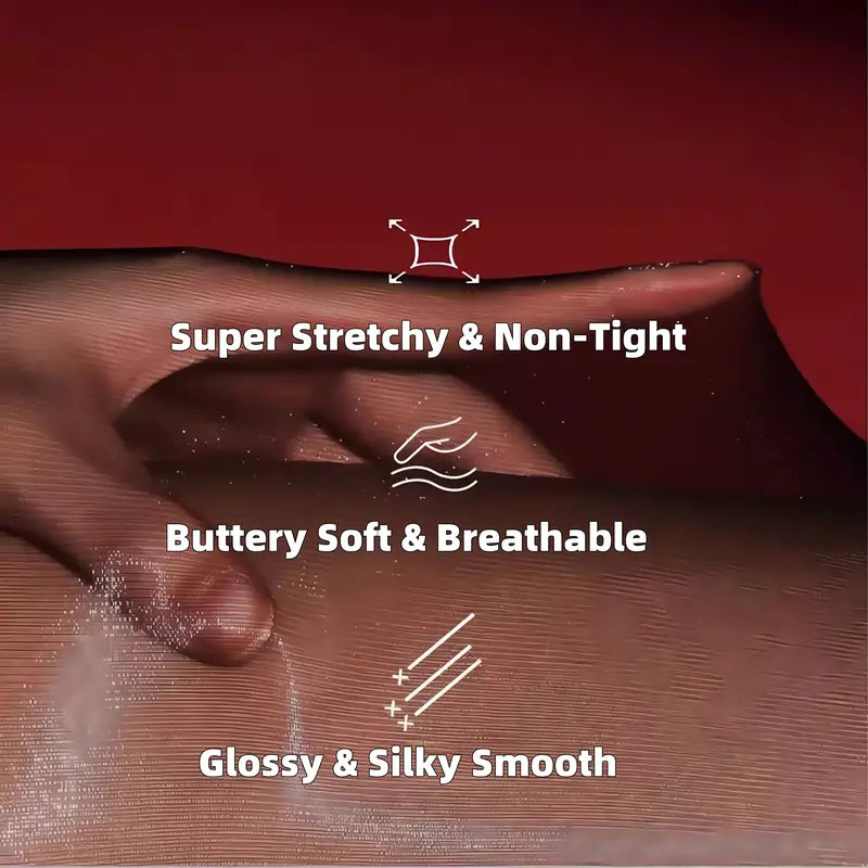 ✨Vásárolj 1-et, kapsz 2-t ingyen✨Női fényes, áttetsző harisnya