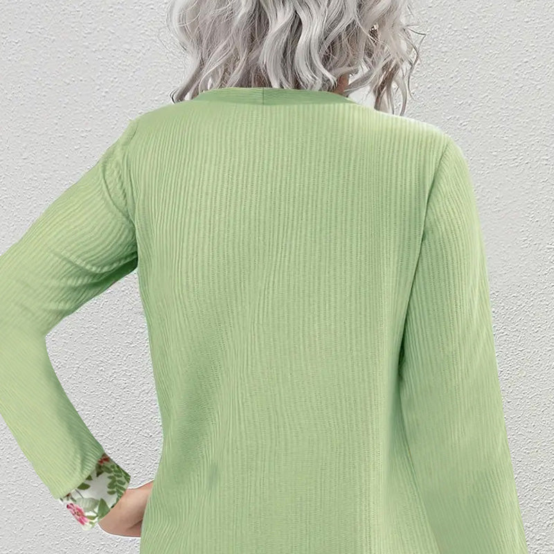 Női alkalmi divatos patchwork felső