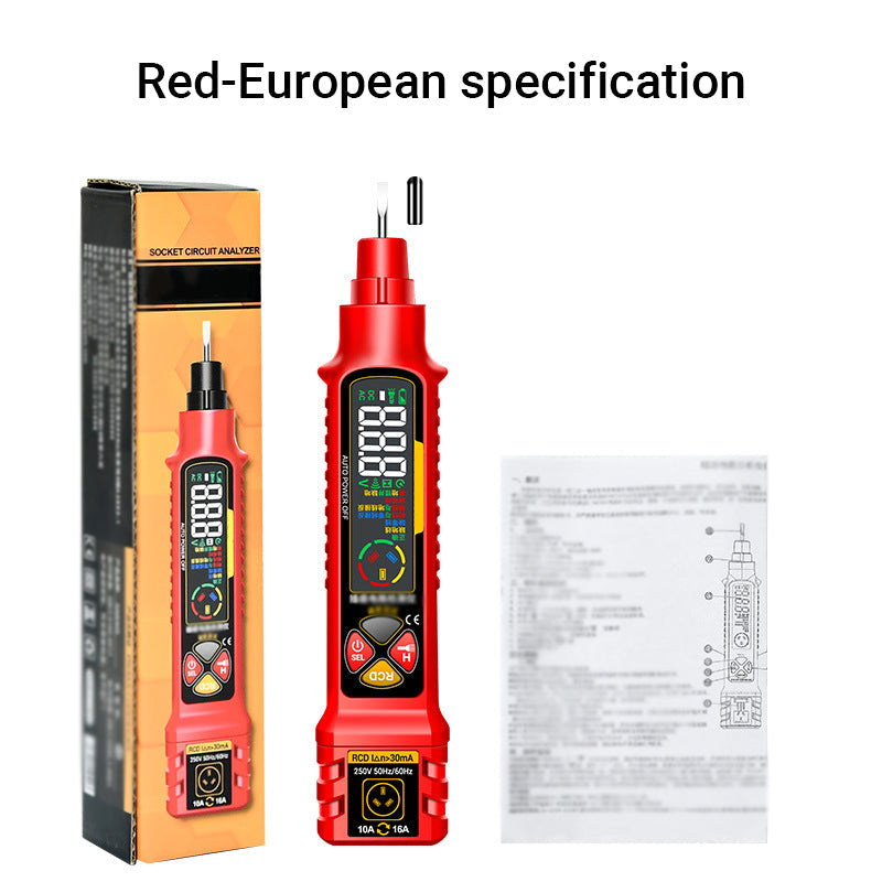 ⚡ Többfunkciós intelligens teljesítménymérő toll 🛡️👨🔧 Kerülje el az áramütés veszélyét! ⚠️