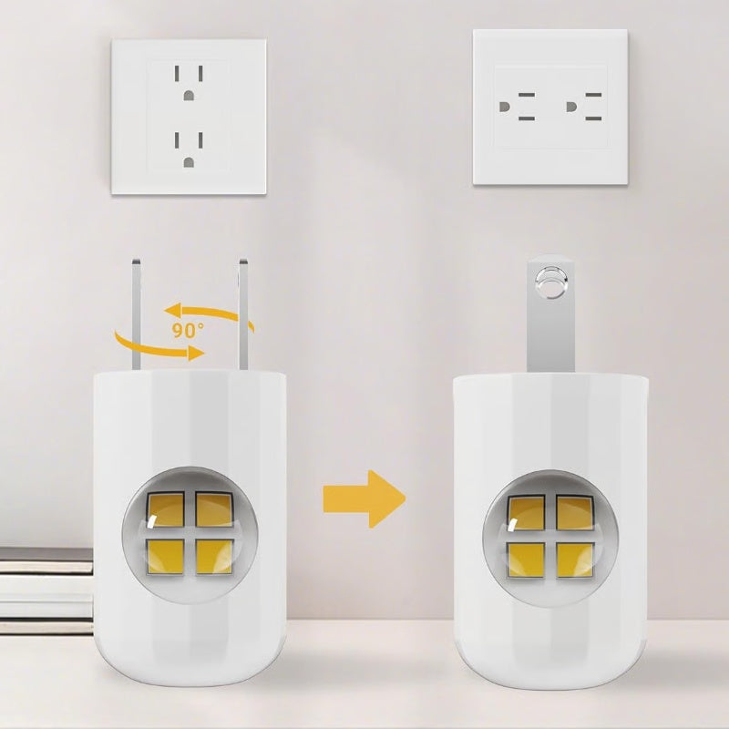 đĄđĄ Intelligens LED Ă©jszakai lĂĄmpa automatikus fĂ©nyerĆ-szabĂĄlyzĂłval âš