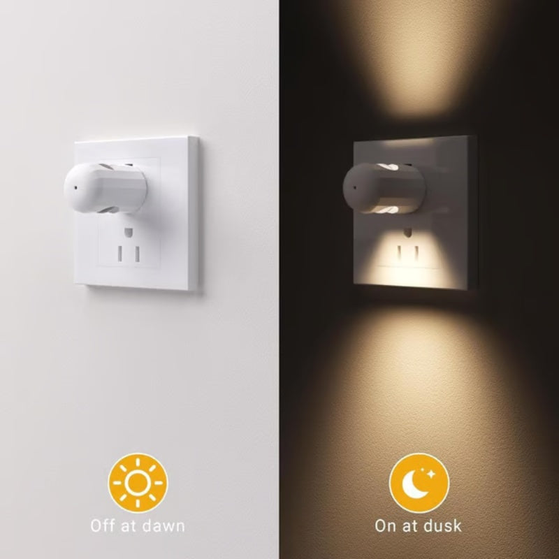 đĄđĄ Intelligens LED Ă©jszakai lĂĄmpa automatikus fĂ©nyerĆ-szabĂĄlyzĂłval âš