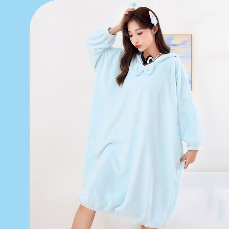 ❄️Unisex, rendkívül nedvszívó és gyorsan száradó kapucnis fürdőköpeny💤