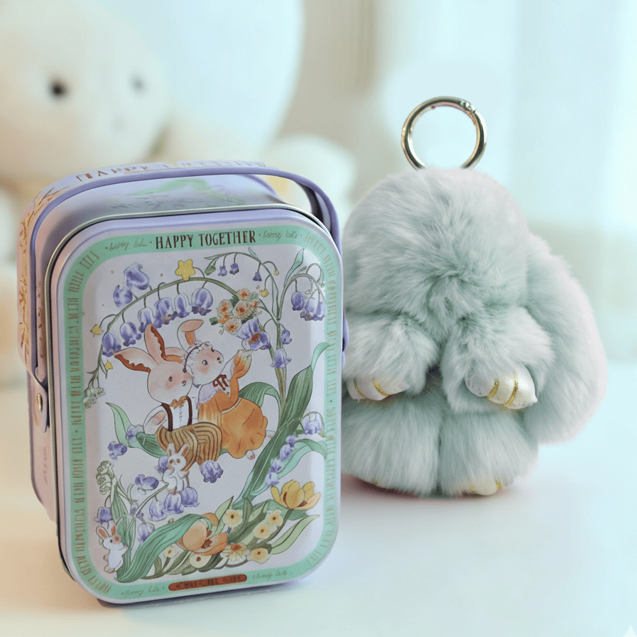 🐰🎉Kézzel készített puha nyuszi medálok