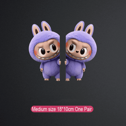 Labubu kreatív autómatrica