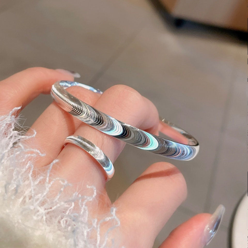 ✨🌙Minden tekintetet magára vonz – egy elegáns macskaszem gyűrű🌙✨Vásárolj egy gyűrűt – kapsz egy karkötőt ingyen!