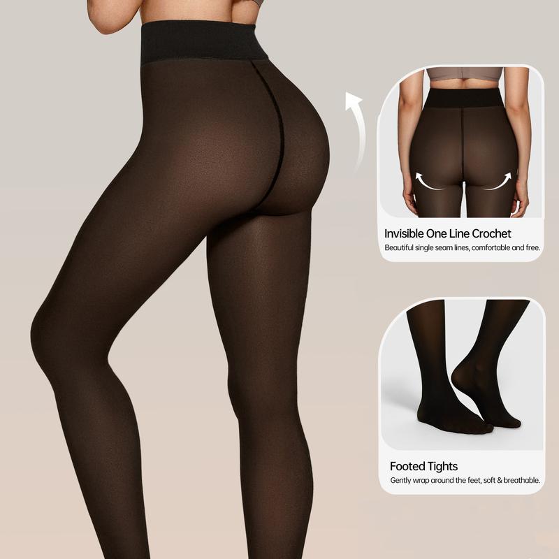 Az eredeti varázslatos polár bélésű leggings, áttetsző műharisnyanadrág