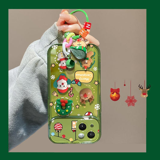 🎅📱 KARÁCSONYFA TÜKÖR TOK AZ IPHONE-HOZ