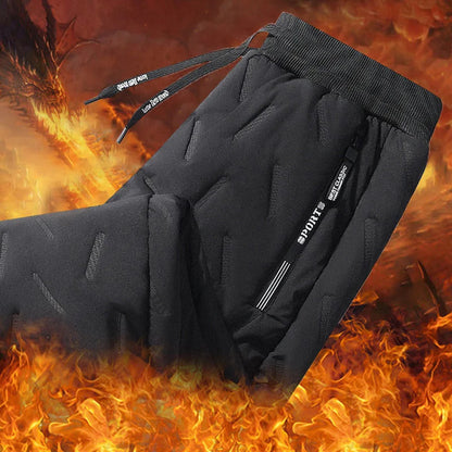 🔥Báránygyapjú meleg nadrág szélálló esőálló hideg nadrág húzózsinór alkalmi pamut nadrágok