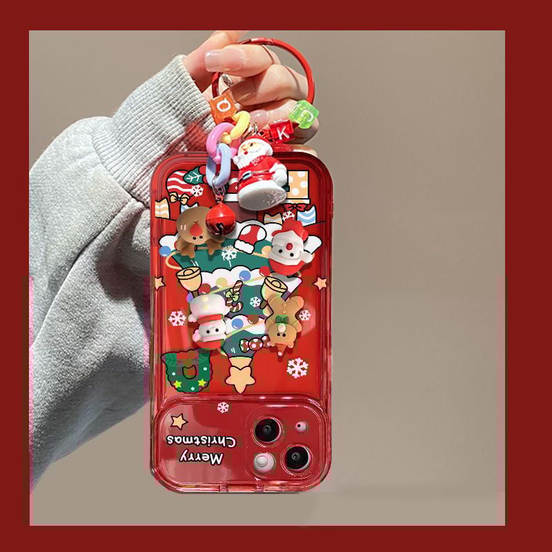 🎅📱 KARÁCSONYFA TÜKÖR TOK AZ IPHONE-HOZ