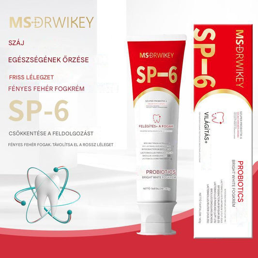 YILEST SP-6 Probiotikus fehérítő és folteltávolító fogkrém Friss lehelet javítja a sárga fogakat Fogkrém