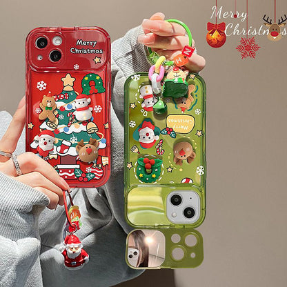 🎅📱 KARÁCSONYFA TÜKÖR TOK AZ IPHONE-HOZ