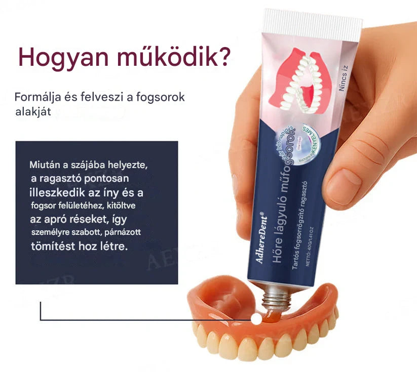 Termoplasztikus fogsorragasztó ⏳ Tartós tartás fogsorokhoz