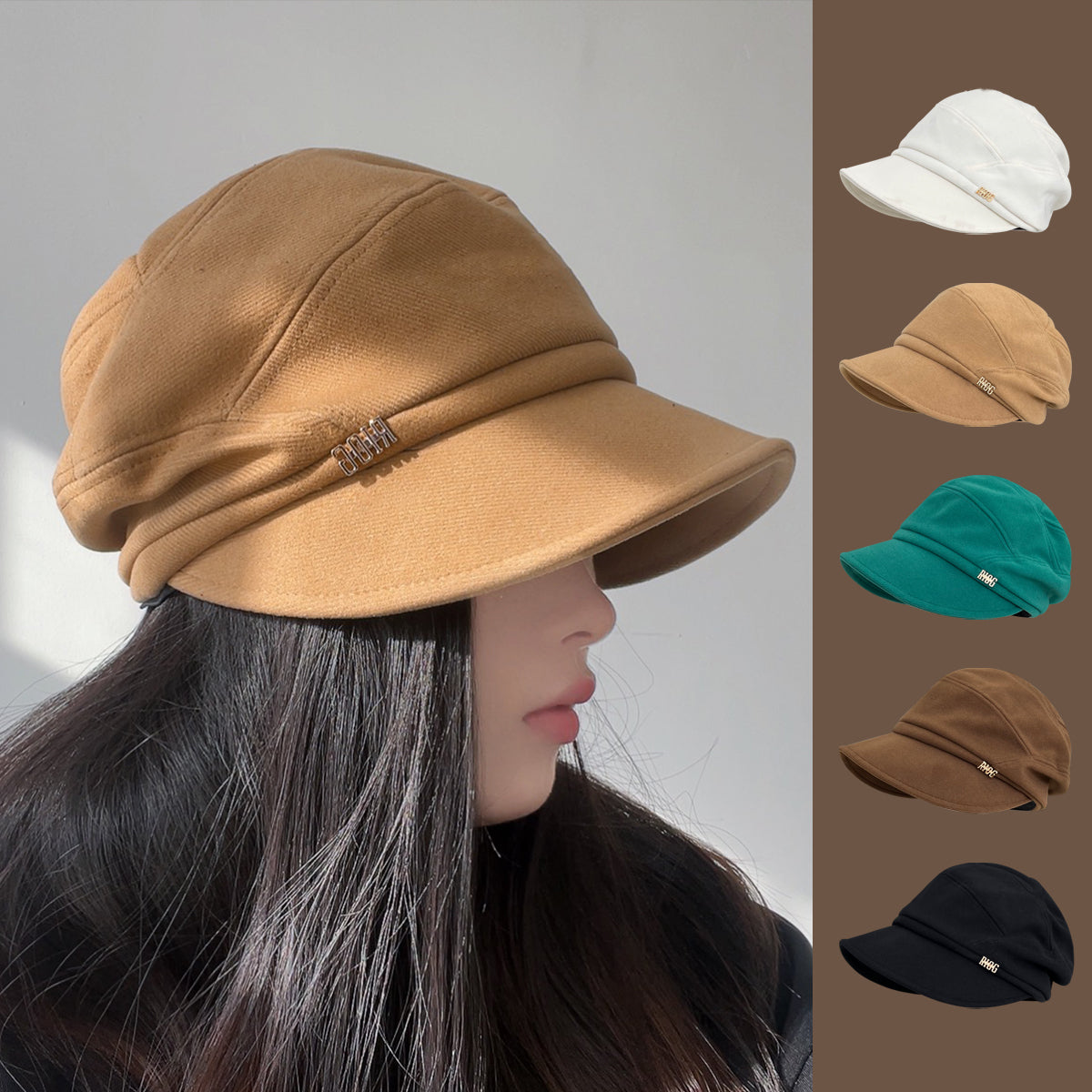 👒Női kabaré stílusú kalap karimával
